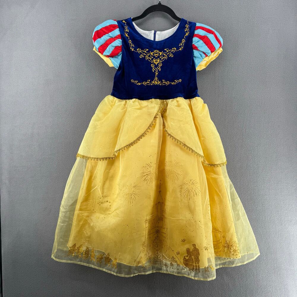 Snow‎ White Princess Costume Cosplay Dress Girls Kids 8/10? No Brand or Size Tag
